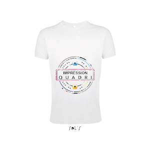 Finitions : Impression numérique quadri sur t-shirt blanc homme Sol's modèle Impérial Fit. Avantages : L'impression numérique haute définition permet un rendu de couleur exceptionnel. Exemples d'utilisation : Vêtements de travail, évènementiels ... C... 